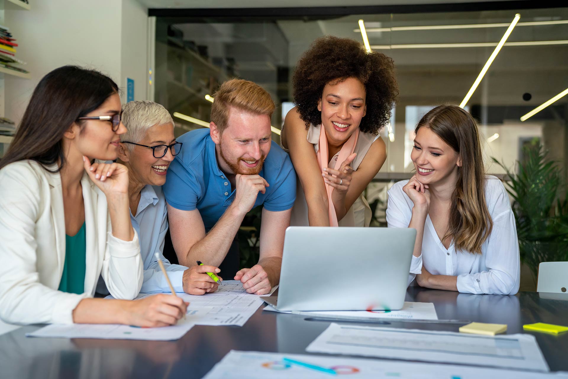 Creative marketing experts at Nexa Brand Lab planning viral social media campaigns